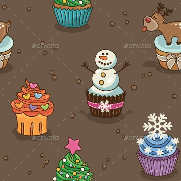 astonishing christmas cupcake pattern