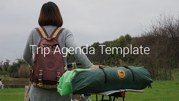 trip agenda templates