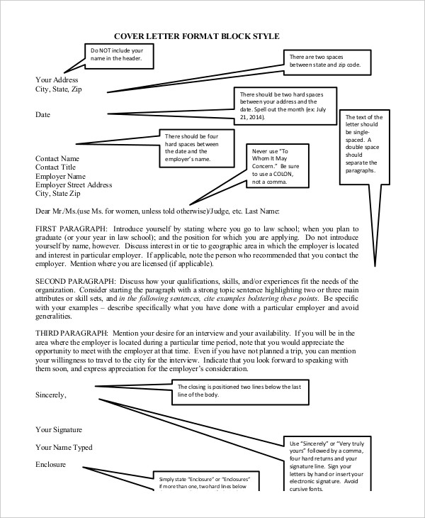 Block Letter Format Template 8 Free Word Pdf Documents Download Free Premium Templates