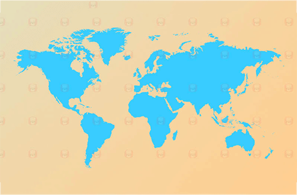world map digital vector download