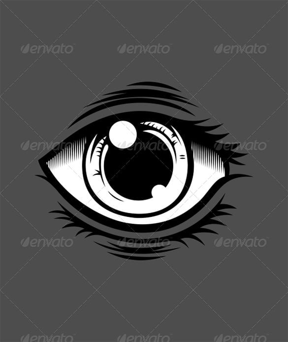 eye vector for premium download