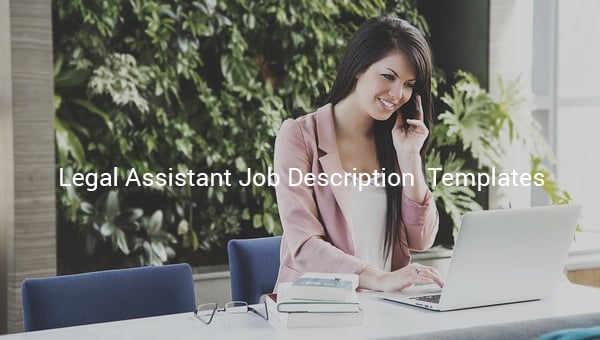 legal assistant job description template