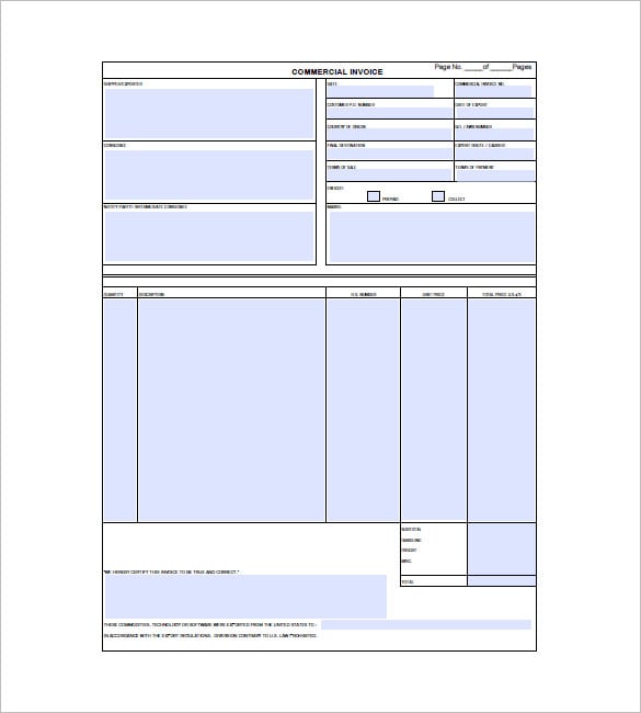 commercial-invoice-form