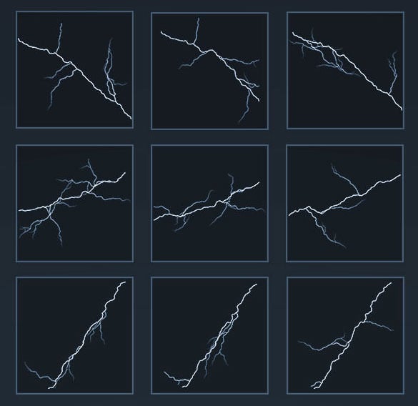 various photoshop lightning brushes download