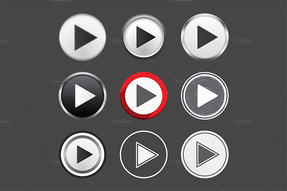 premium multimedia play buttons download