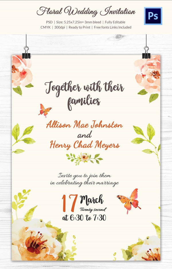 Wedding Program Template - 41+ Free Word, PDF, PSD ...