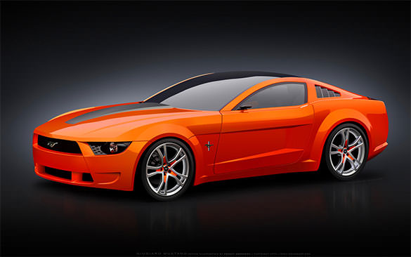 giugiaro mustang vector backgrounds for computer