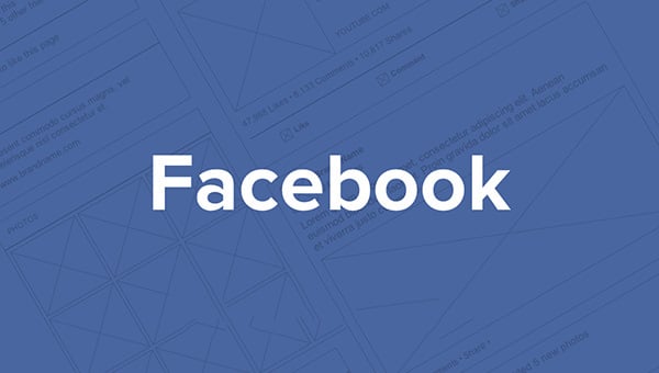 Premium Vector  Facebook square button design template