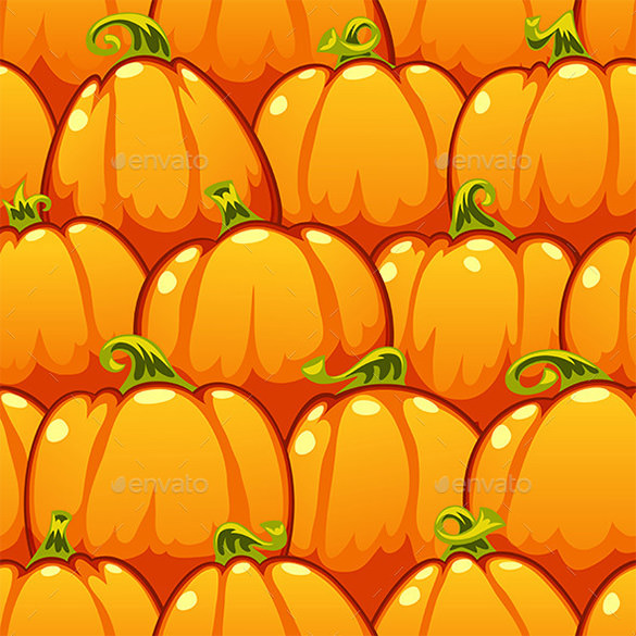 pumpkins carving seamless pattern download