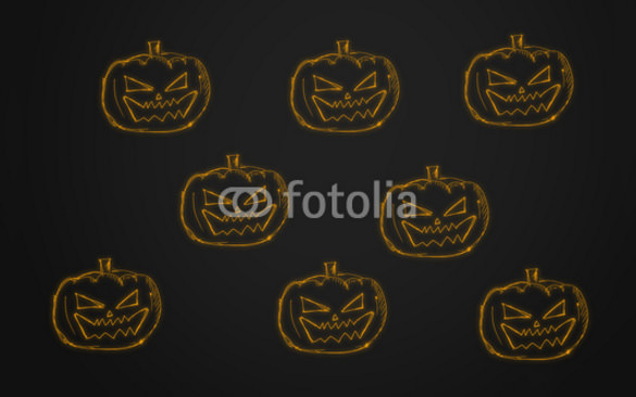 happy halloween pumpkin carving pattern