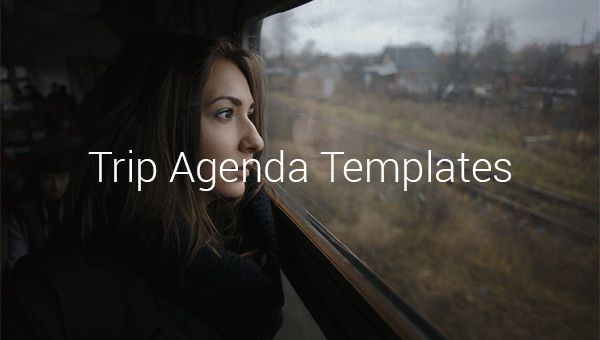 trip agenda template
