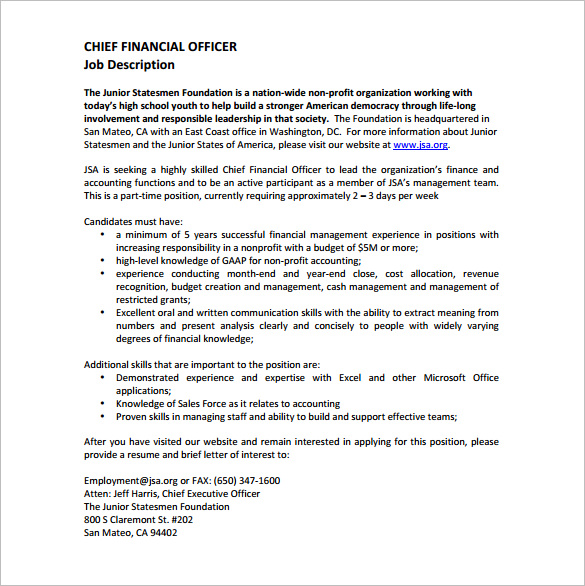 chief-financial-officer-job-description-for-non-profit-free-pdf