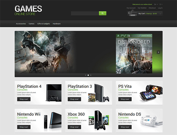 online-gaming-magento-template