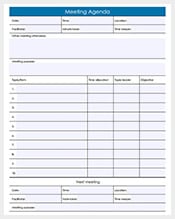 Agenda Template – 150+ Word, Excel, PDF Format Download | Free ...