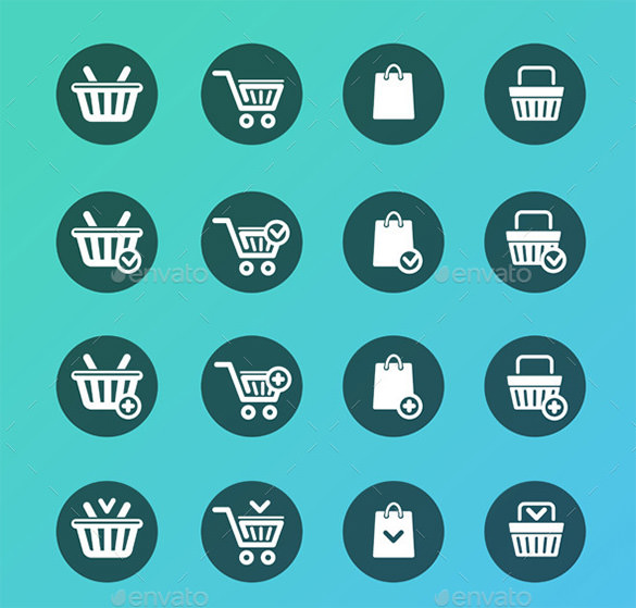 121+ Shopping Cart Icons – PSD, PNG, EPS, Vector Format Download!