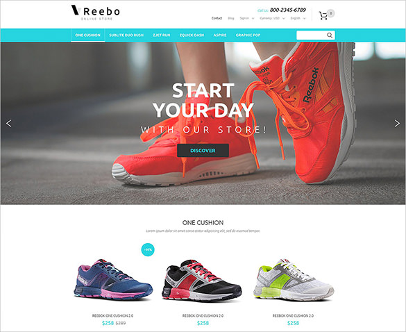 shoe fashion prestashop template