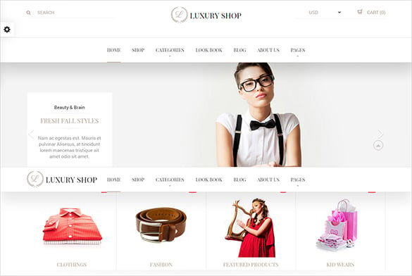 20 Fashion Bootstrap Themes Templates