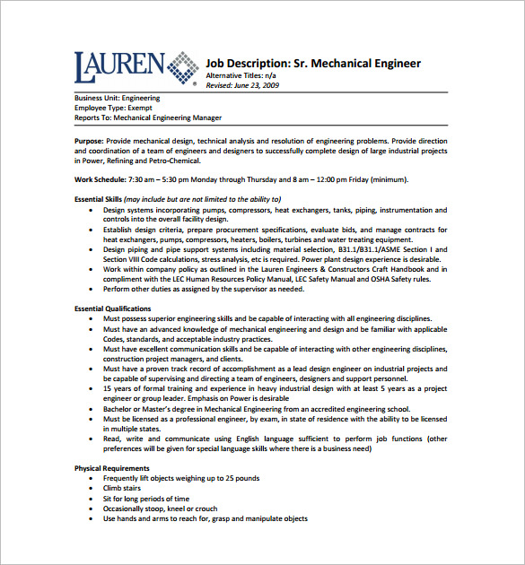 mechanical-engineering-job-description-template-8-free-word-pdf