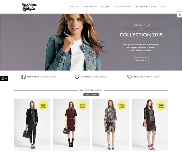  Garments Website Template Free Download Templates Printable