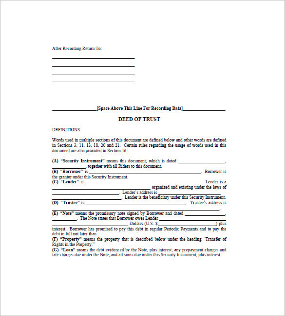 texas promissory note secured by deed of trust
