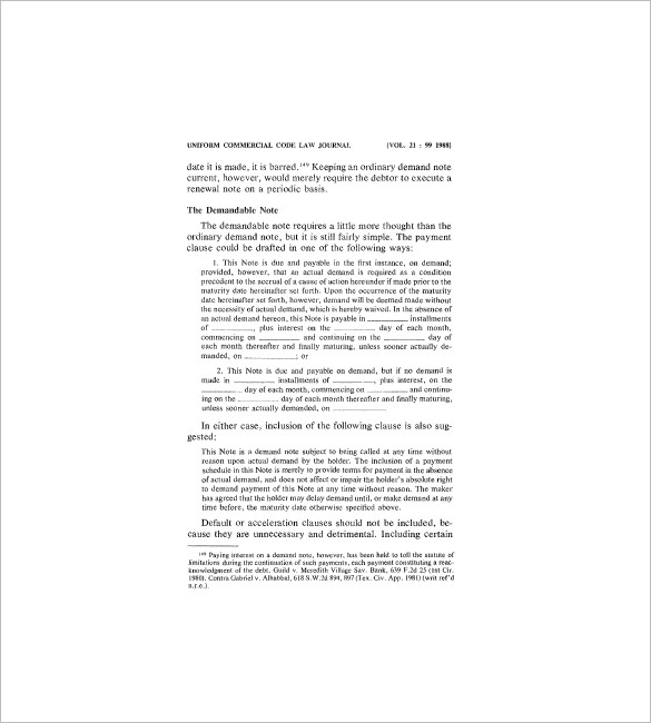 Promissory Note Texas 8+ Free Word, Excel, PDF Format Download