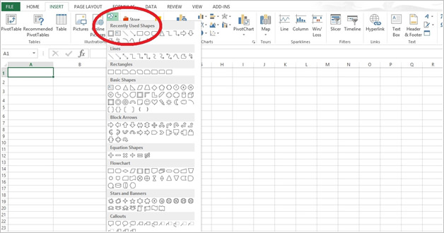 create a new spreadsheet