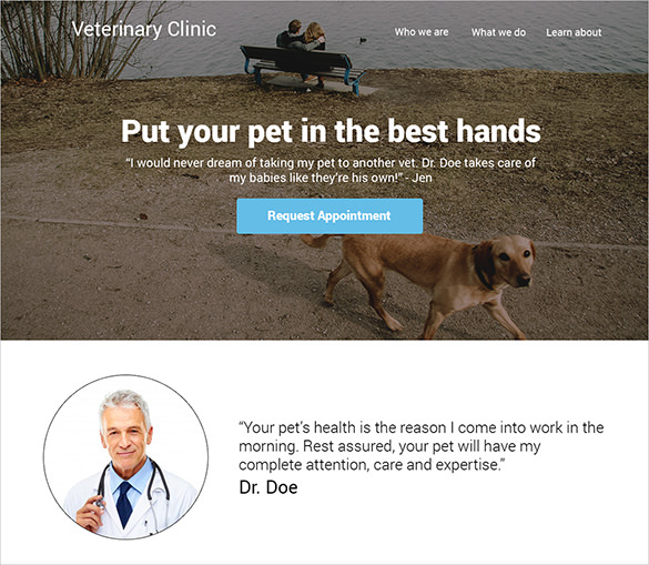 veterinary-doctor-psd-theme