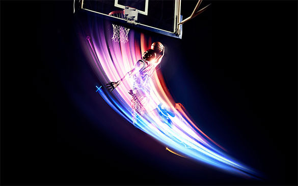 basketball powerfull hd background download