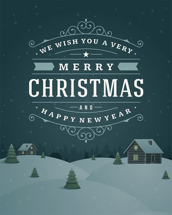 160+ Christmas Card Templates - Free PSD, EPS, Vector, AI, Word Format Download! | Free