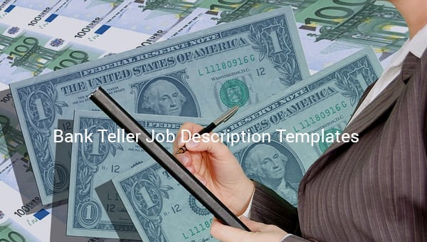 Bank Teller Job Description Template - 6+ Free Word, PDF ...