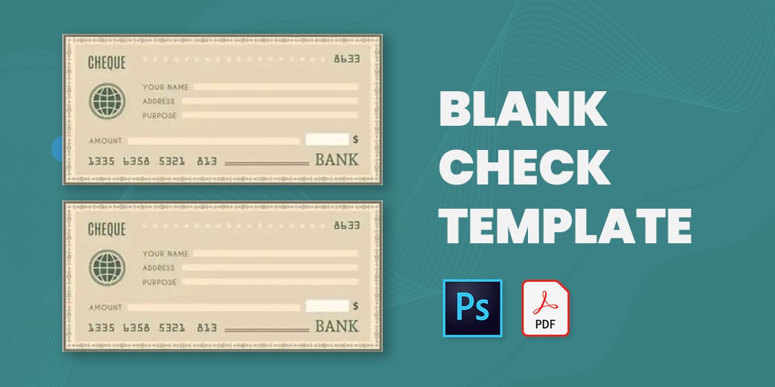 blank cashiers check template