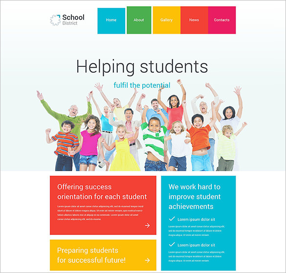 education theme blogger