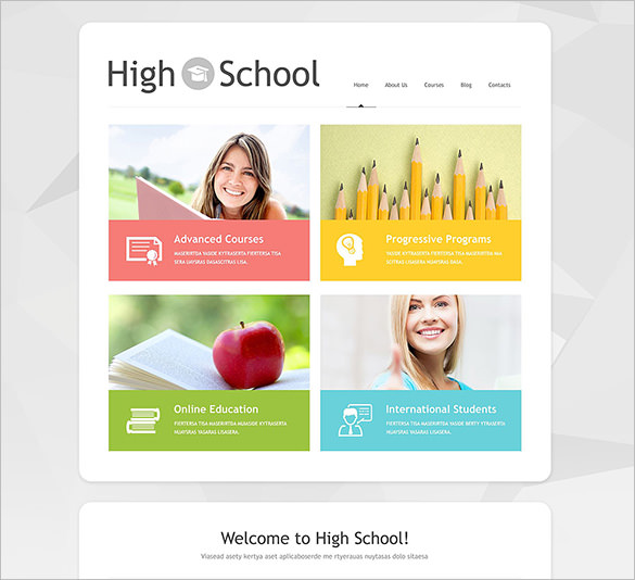 24 Education Blog Themes Templates