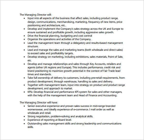 9+ Creative Director Job Description Templates Word, Docs, Pages