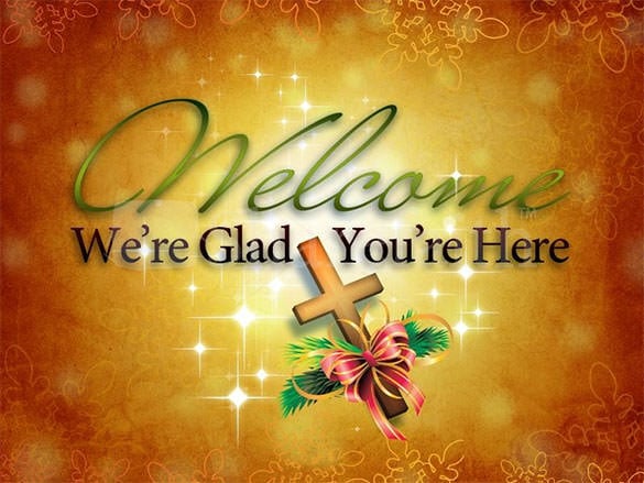 christ in christmas powerpoint template download