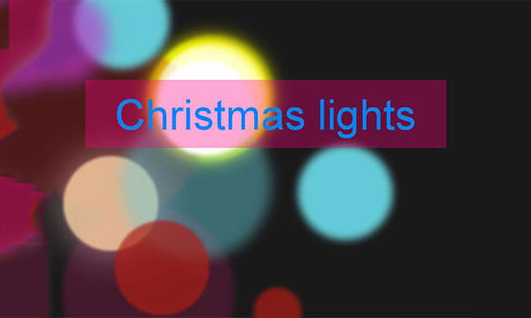 christmas lights template ms powerpoint download