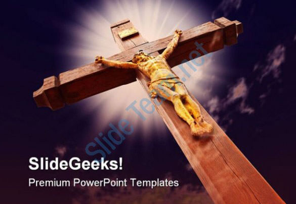 jesus religion powerpoint background christmas template