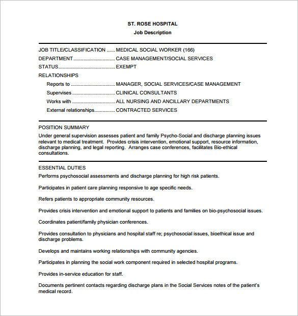 Case Notes Social Work Template