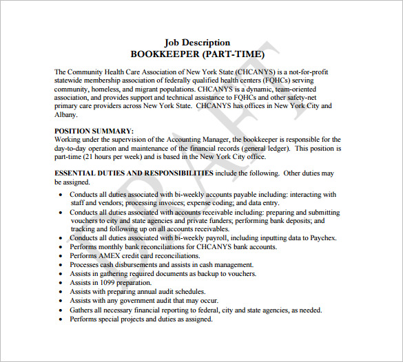 timekeeper job description