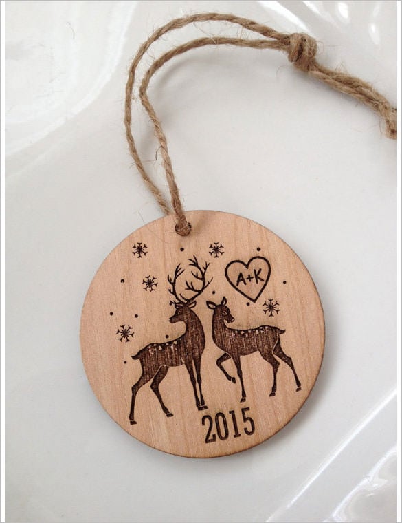 personalized christmas ornament gift download