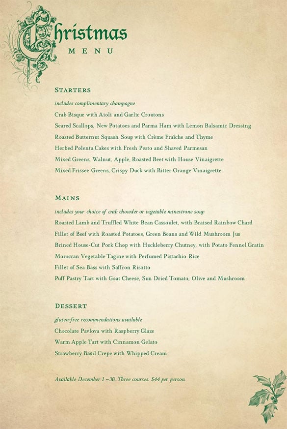 victorian-restaurant-christmas-menu-template