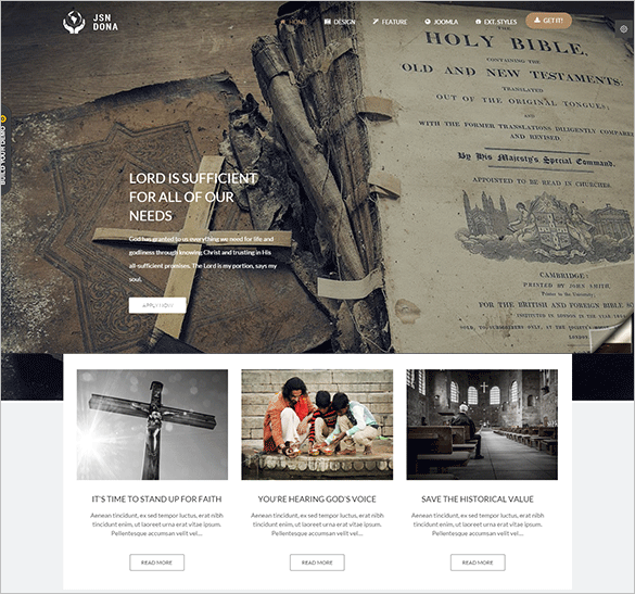 11+ Church Joomla Themes & Templates