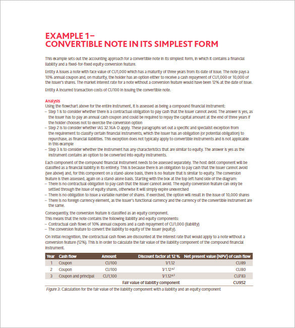 ifrs in practice accounting for convertible notes