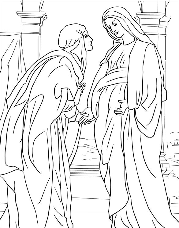 34+ Christmas Colouring Pages - Free JPEG, PNG, EPS Format Download!
