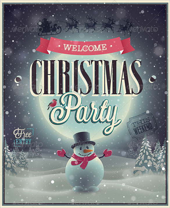 Christmas Poster 84 Free Templates In PSD EPS PNG AI Vector 