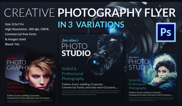 11 Free Photography Flyer Templates Word Psd Indesign