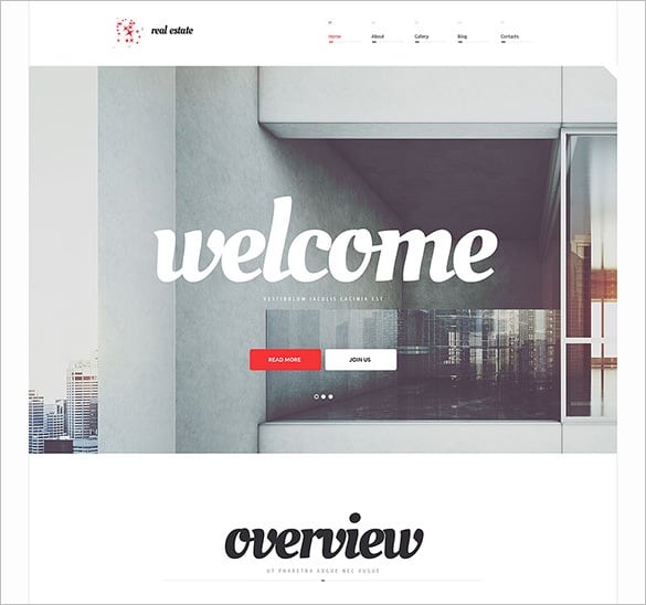 real estate agency responsive blog theme