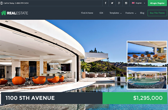 premium real estate responsive blog theme