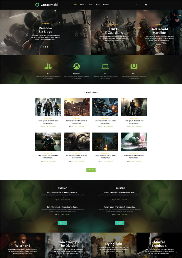32+ Gaming Joomla Themes & Templates Free & Premium Templates