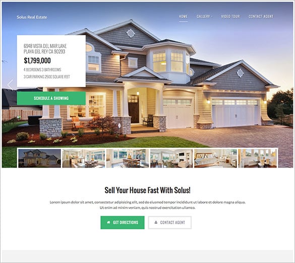 single property real estate blog theme